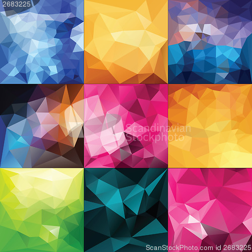 Image of Polygonal Geometric backgrounds.