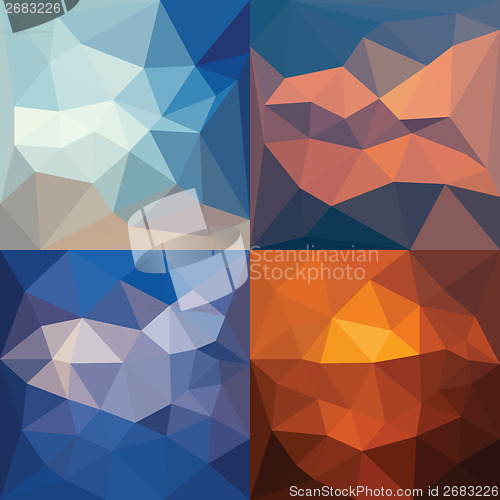 Image of Polygonal  background.