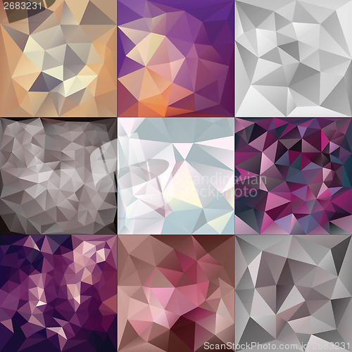 Image of Polygonal Geometric backgrounds.