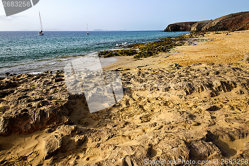 Image of boat yacht in lanzarote   