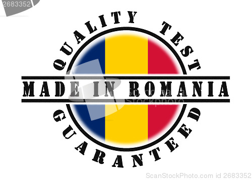 Image of Quality test guaranteed stamp 