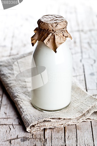 Image of bottle of fresh milk 