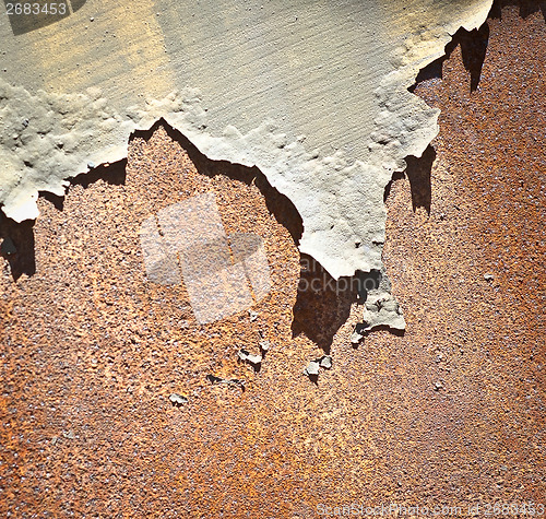 Image of Rusty metal & Peeled Paint