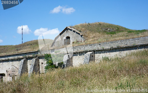 Image of Russian military fortress.  Kerch, Crimea