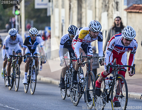 Image of The Peloton- Paris Nice 2013 in Nemours