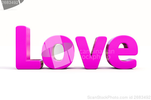 Image of 3d word love