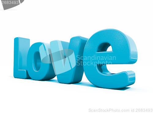 Image of 3d word love