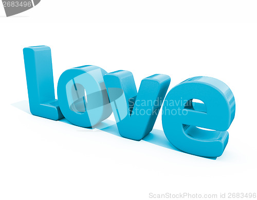 Image of 3d word love