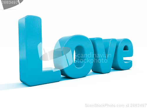 Image of 3d word love