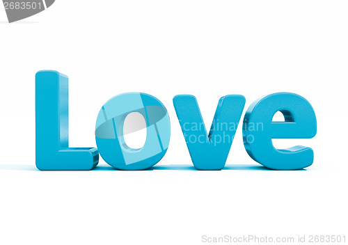 Image of 3d word love