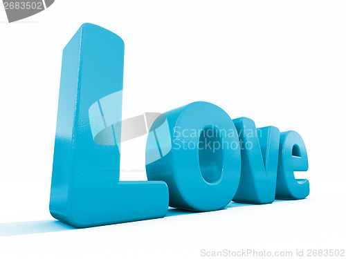 Image of 3d word love