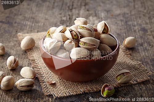 Image of bowl of pistachio nuts