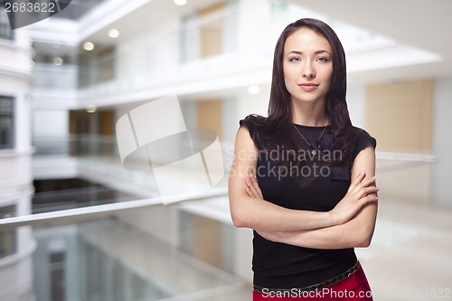 Image of Business woman in office
