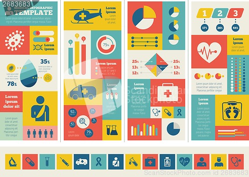 Image of Medical Infographic Template.