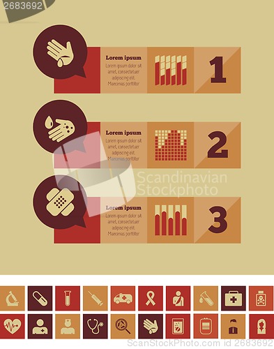 Image of Medical Infographic Template.