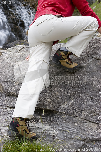 Image of Woman in the mountains