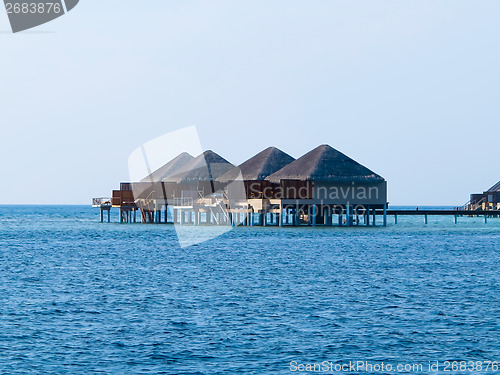 Image of Water bungalows at maldives
