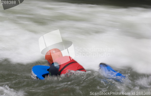 Image of Hydrospeed in whitewater