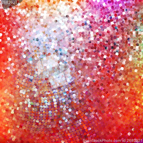 Image of Amazing design on red glittering. EPS 10