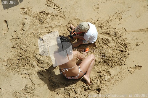 Image of a day at the beach