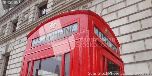 Image of London telephone box