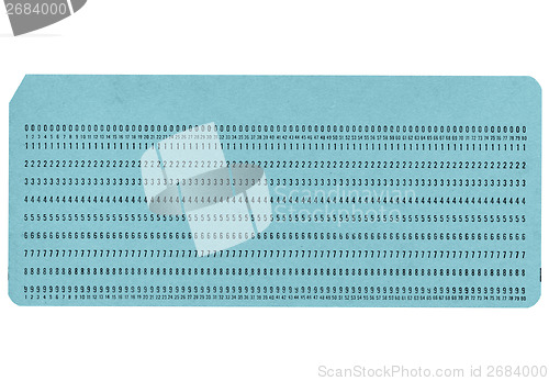 Image of Punched card