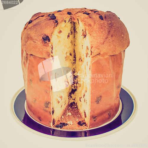 Image of Retro look Panettone bread