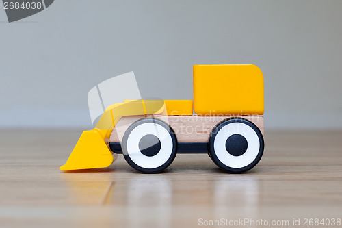 Image of Simple wheel dozer toy