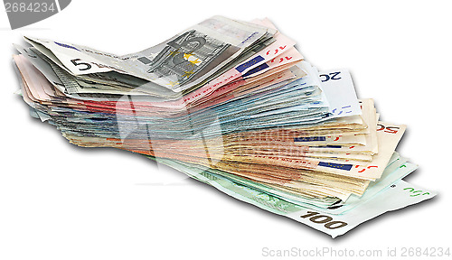 Image of Euro banknotes