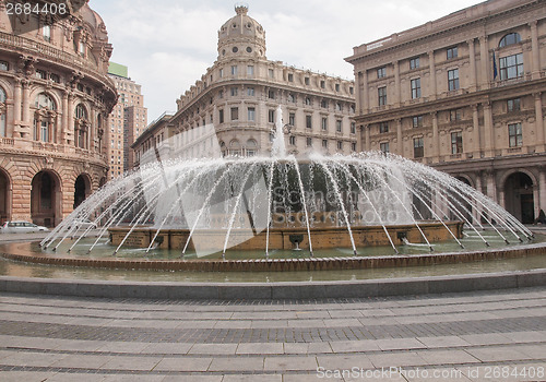 Image of Piazza de Ferrari in Genoa