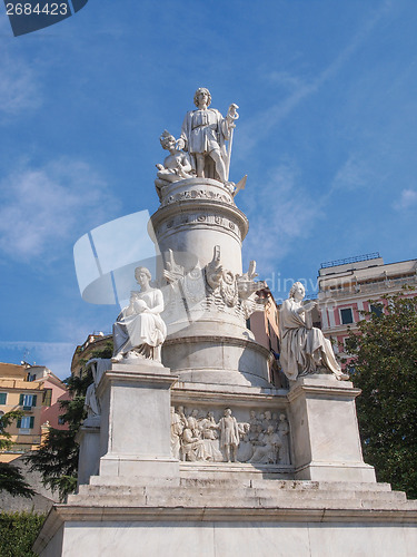 Image of Columbus monument in Genoa