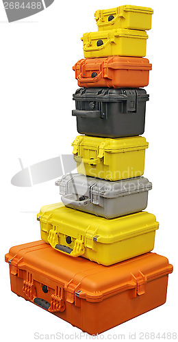 Image of Plastic suitcases 