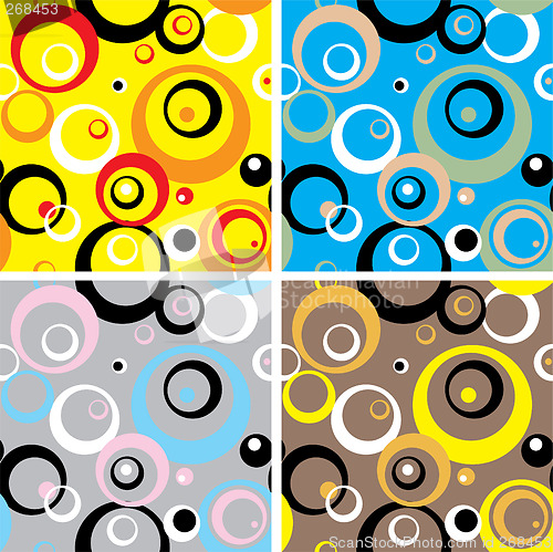 Image of seventies circles multi