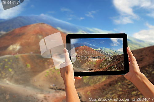 Image of tablet as a camera