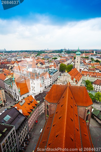 Image of Panorama of Munich, Bavaria, Germany