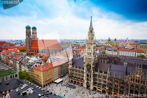 Image of Neues Rathaus Glockenspiel, Frauenkirche Bavaria