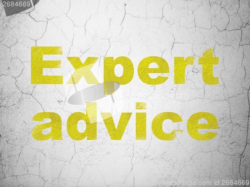 Image of Law concept: Expert Advice on wall background