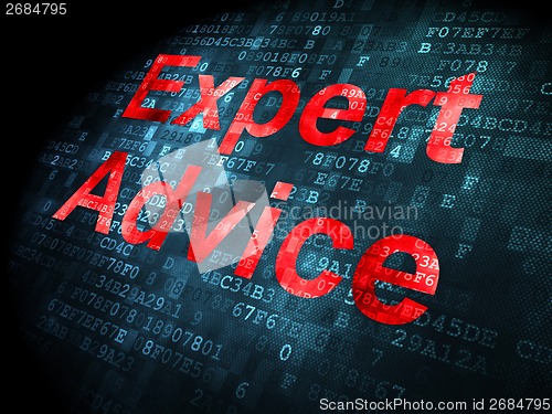 Image of Law concept: Expert Advice on digital background