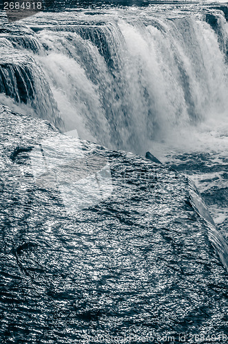 Image of Waterfall close-up, toning