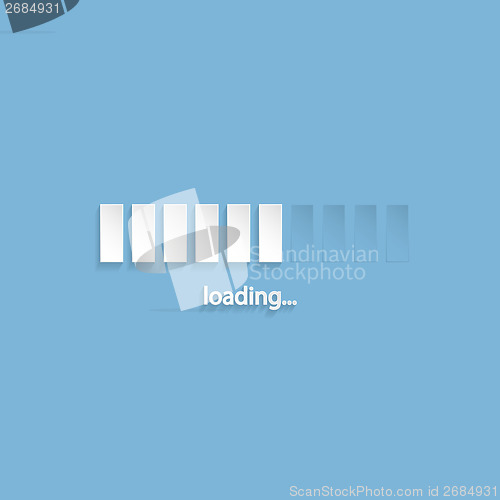 Image of Flat loading screen design