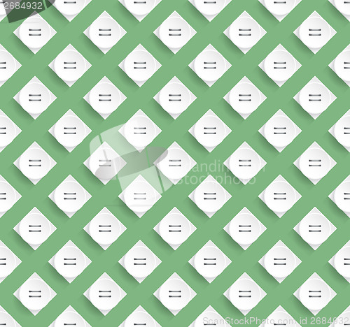 Image of Stylish pattern design with greenish background