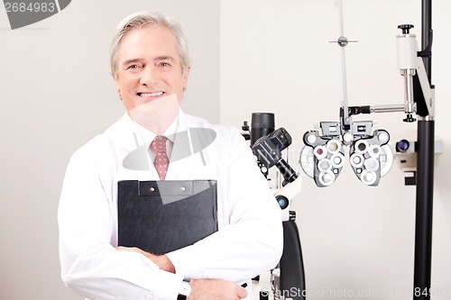 Image of Doctor in Ophthalmology Clinic