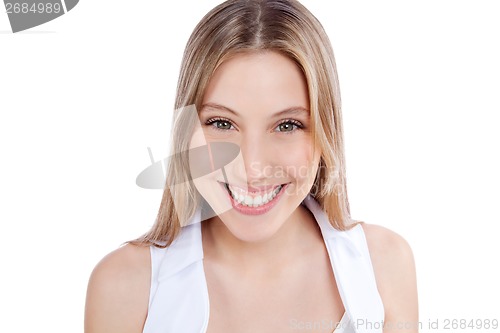 Image of Happy Young Woman Portrait