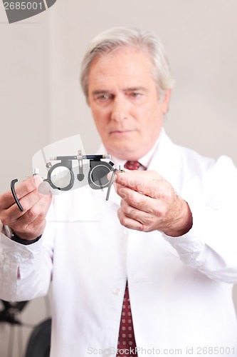 Image of Doctor in Ophthalmology Clinic