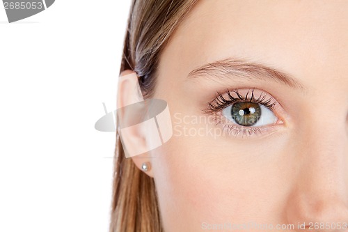 Image of Close-up of Beautiful Woman Face