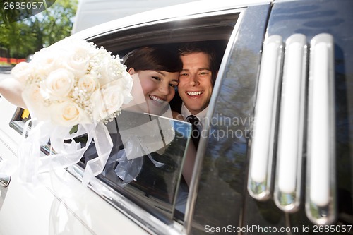 Image of Portrait Of Newlywed Couple