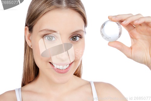 Image of Happy Young Woman Portrait