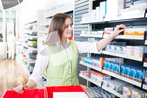 Image of Female Pharmacist at Pharmacy