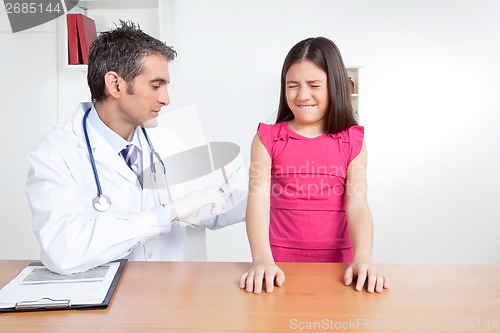 Image of Doctor Giving Patient Injection