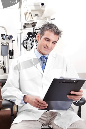 Image of Doctor in Ophthalmology Clinic